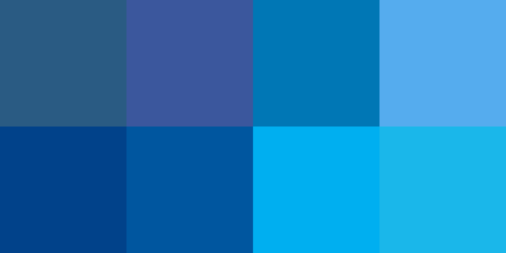 Blue Brands Logo Colours