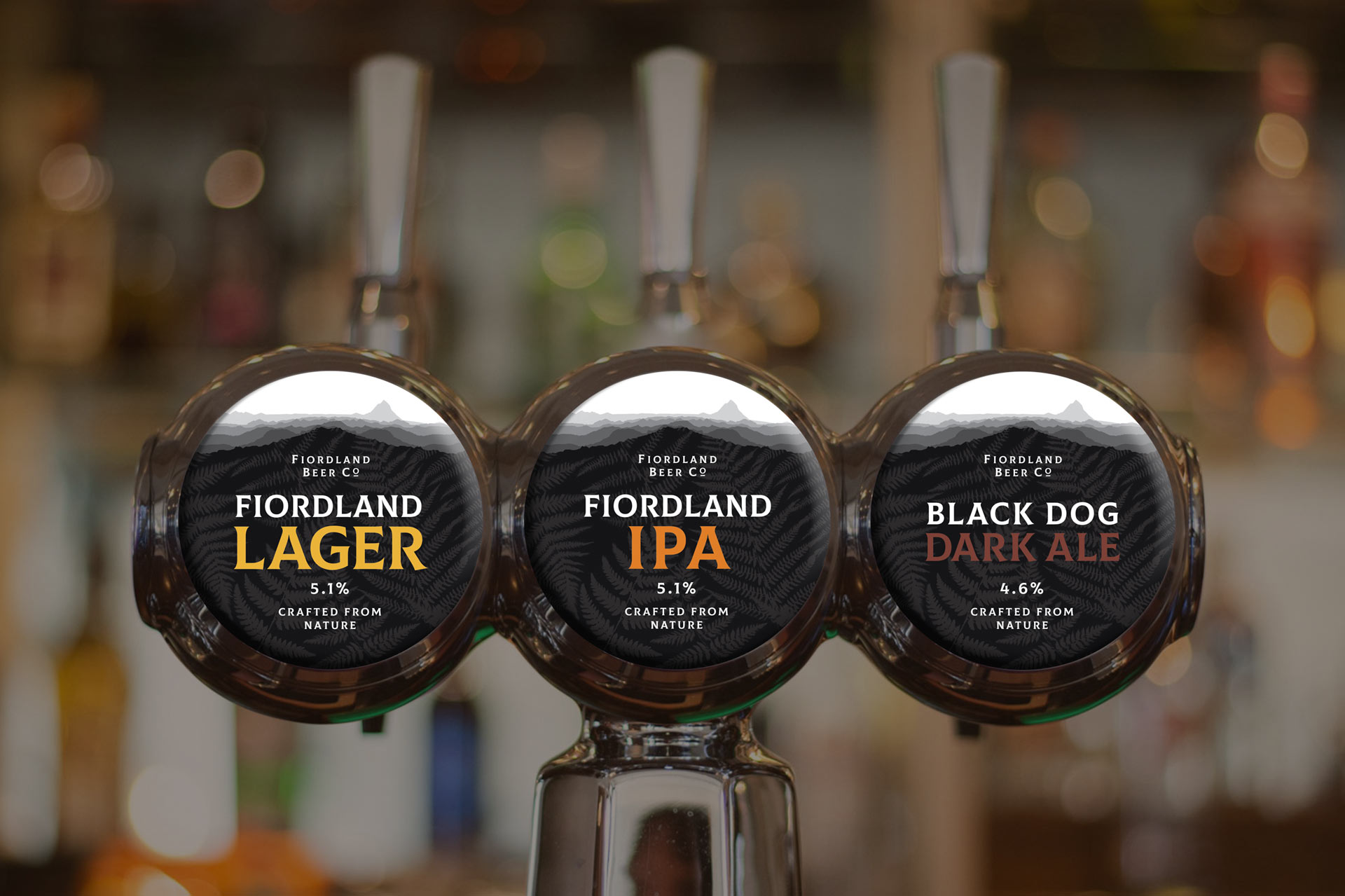 Fiordland Beer Co Tap Labels